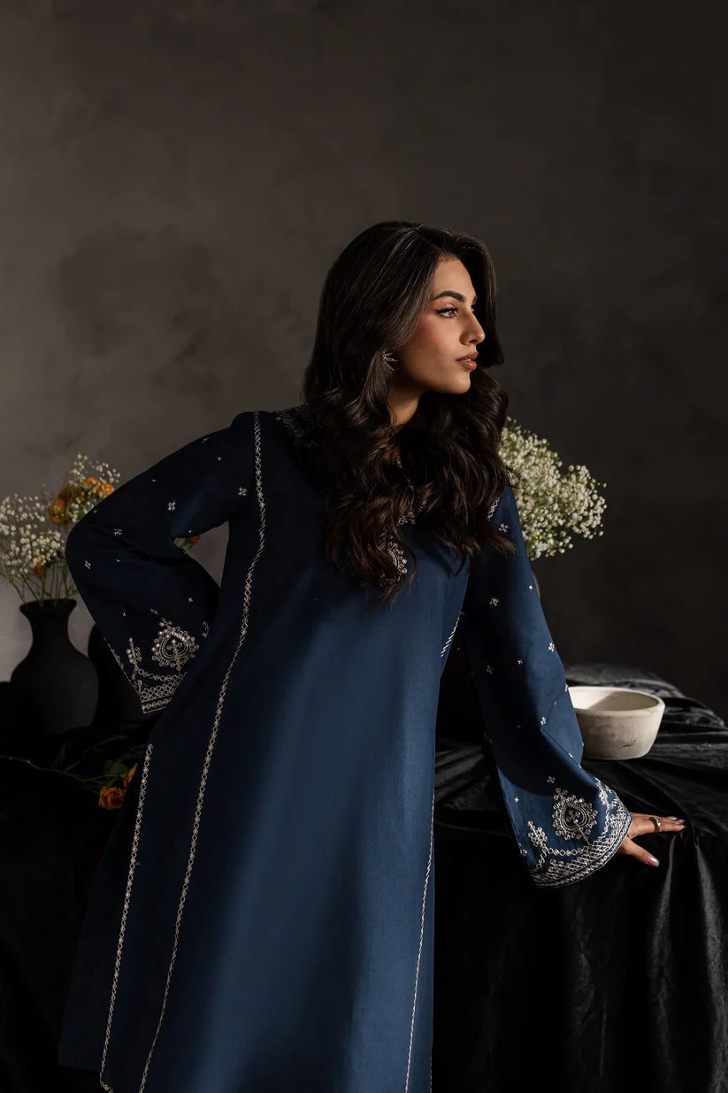 BATIK-2PC SEQUIN LAWN EMBROIDERED SHIRT WITH SEQUIN LAWN EMBROIDERED TROUSER-D-3469