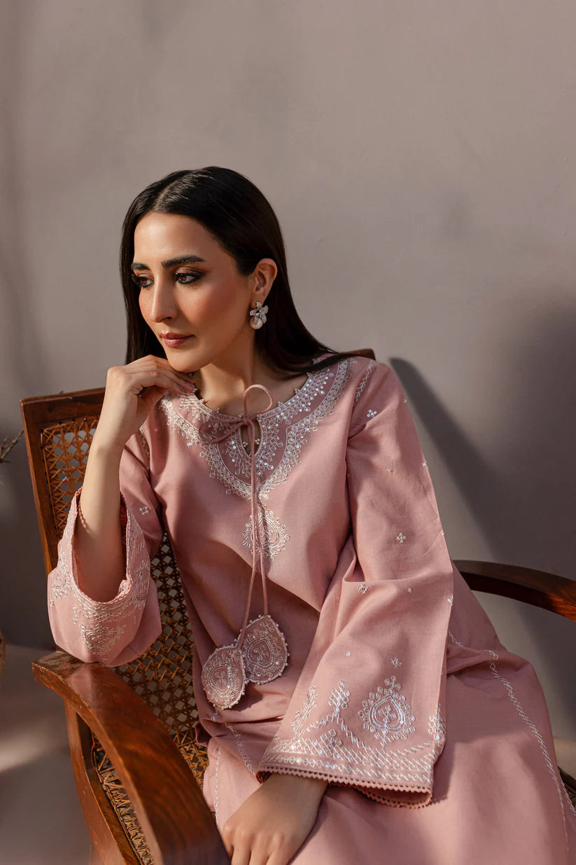 BATIK-2PC SEQUIN LAWN EMBROIDERED SHIRT WITH SEQUIN LAWN EMBROIDERED TROUSER-D-3468