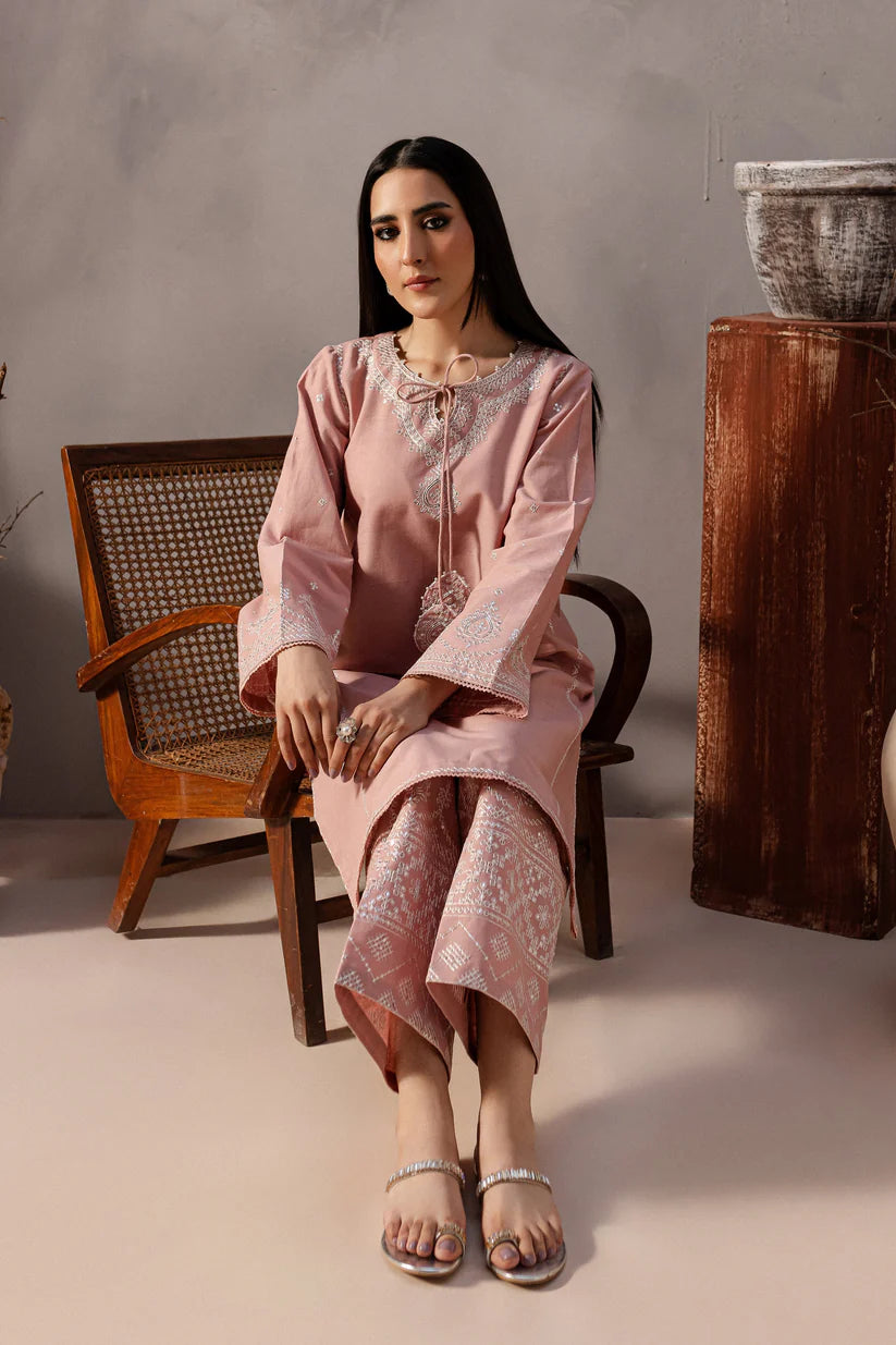 BATIK-2PC SEQUIN LAWN EMBROIDERED SHIRT WITH SEQUIN LAWN EMBROIDERED TROUSER-D-3468