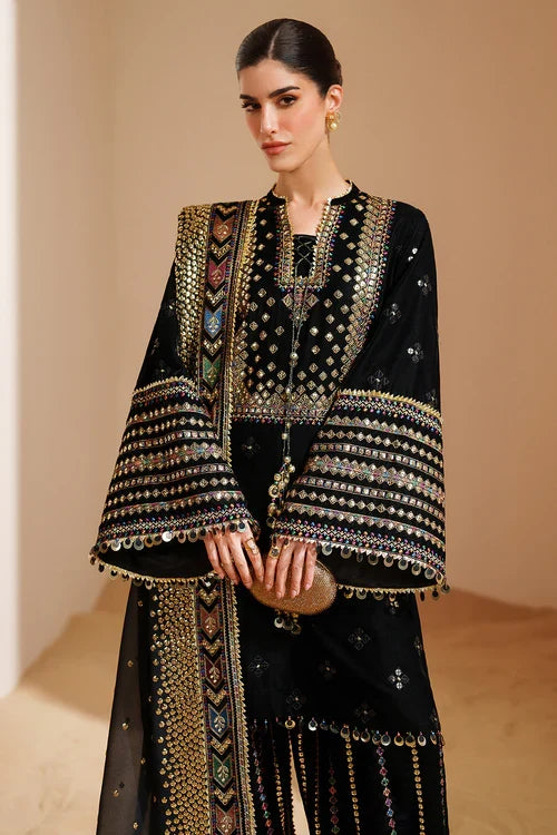 Jazmin - 3PC Luxury Velvet Embroidered Suit (SYT-521)