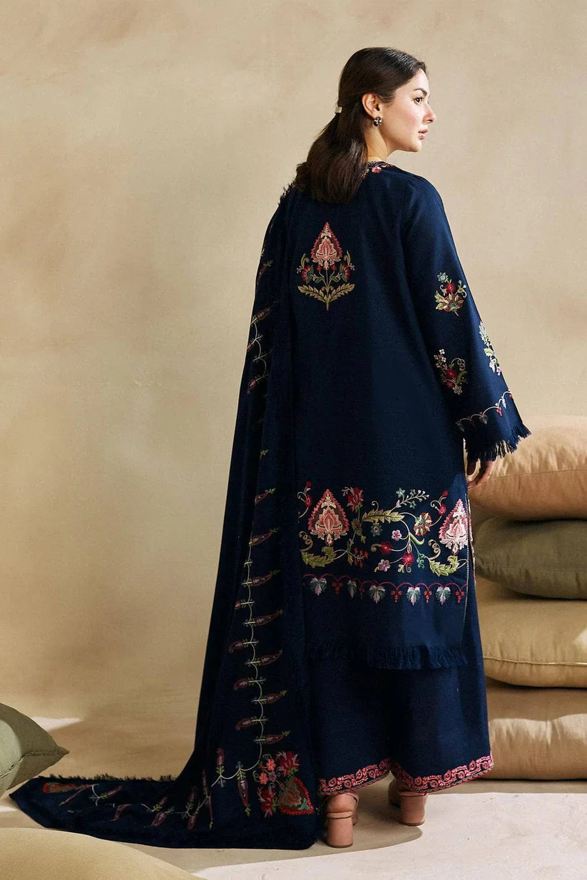 ZARA SHAH JAHAN- 3PC LAWN EMBROIDERED SHIRT LAWN EMBROIDERED DUPATTA AND TROUSER-D-3584