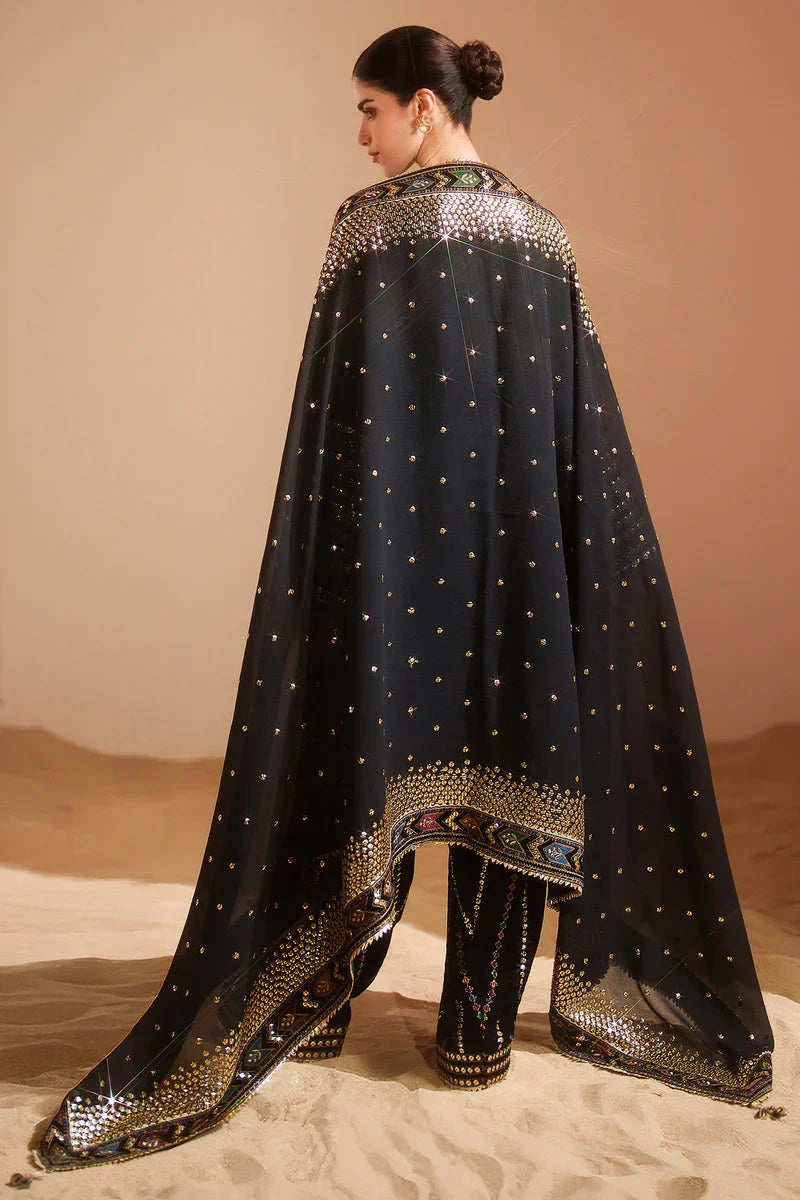 Jazmin - 3PC Luxury Velvet Embroidered Suit (SYT-521)