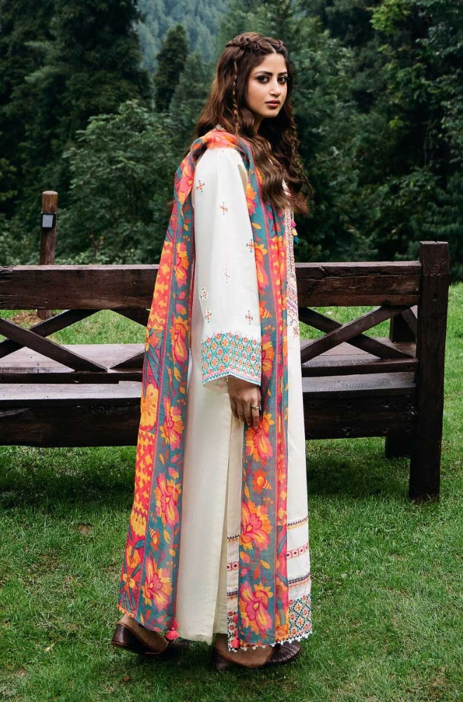 Sapphire - 3 PC Unstitched Khaddar Embroidered (SYT-507)
